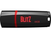 Patriot Memory PSF64GBLZ3BUSB Blitz 64Gb Usb 3.1 Gen.1 Flash Drive Black