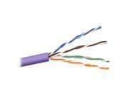 Belkin A7L504 1000 PUR Network Cable Bare Wire Bare Wire 1000 Ft Utp Cat 5E Purple