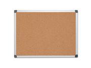MasterVision CA051170 Value Cork Bulletin Board With Aluminum Frame 36 X 48 Natural