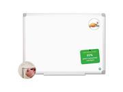 MasterVision MA0300790 Earth Easy Clean Dry Erase Board White Silver 24X36