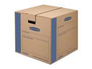 Bankers Box 0062801 Smoothmove Prime Medium Moving Boxes 18L X 18W X 16H Kraft Blue 8 Carton