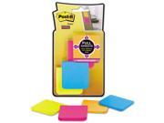 Post It Notes Super Sticky F220 8SSAU Full Adhesive Notes 2 x 2 Assorted Bright Colors 8 PK