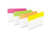 Post It 686 PLOY Hanging File Tabs 2 x 1.5 Solid Flat Assorted Bright 24 PK