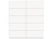 MasterVision FM2418 Dry Erase Magnetic Tape Strips White 2 Inch X 7 8 Inch 25 Pack