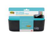 POST IT DEFTRAY Dry Erase Accessory Tray Plastic Black