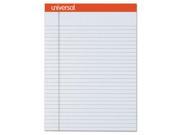 Innovera UNV35887 Fashion Colored Perforated Note Pads 8 1 2 X 11 3 4 Legal Gray 50 Sht 6 Pk