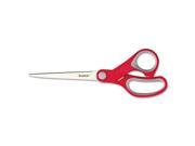Scotch 1427 Multi Purpose Scissors Pointed 7 Inch Length 3 3 8 Inch Cut Red Gray