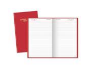 AT A GLANCE SD38176 Standard Diary Daily Diary Red 8 3 16 X 13 7 16 2016