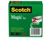Scotch 810 2P34 72 Magic Tape 3 4 Inch X 2592 Inch 3 Inch Core 2 Pack