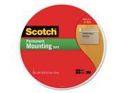 Scotch 110 MR Foam Mounting Tape 3 4 Inch Wide X 1368 Inch Long