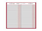 AT A GLANCE SD377 13 Standard Diary Recycled Daily Journal Red 7 11 16 X 12 1 8 2017