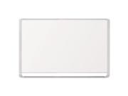 MasterVision MVI270205 Lacquered Steel Magnetic Dry Erase Board 48 X 72 Silver White