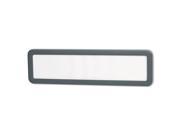 General Supply UNV08223 Recycled Cubicle Nameplate With Rounded Corners 9 X 2 1 2 Charcoal