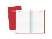 AT A GLANCE SD38177 Standard Diary Daily Diary Red 8 3 16 X 13 7 16 2017