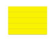 MasterVision FM2503 Dry Erase Magnetic Tape Strips Yellow 6 Inch X 7 8 Inch 25 Pack