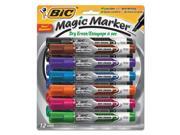 BIC GELITP121 AST Low Odor And Bold Writing Dry Erase Marker Chisel Tip Assorted Dozen