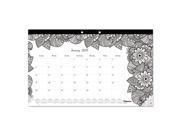 Blueline C2917001 Doodleplan Desk Calendar W Coloring Pages 17 3 4 X 10 7 8 2017