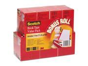 Scotch 845 VP Book Repair Tape Multi Pack 1 1 2 Inch X 15Yds 3 Inch Core Clear 8 Pack