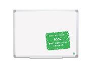MasterVision MA0500790 Earth Easy Clean Dry Erase Board White Silver 36X48