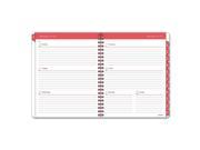 AT A GLANCE 89490513 Color Play Weekly Monthly Planner 8 1 2 X 11 White Red 2017