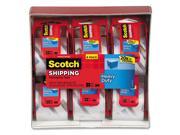 Scotch 142 6 3850 Heavy Duty Packaging Tape In Sure Start Disp. 1.88 Inch X 800 Inch Clear 6 Pack