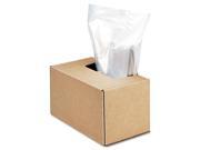Fellowes FEL3604101 Shredder Waste Bags 50 Gal Capacity 50 Ct