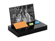 Post it PH100BK Pop Up Note Flag Dispenser Plus Photo Frame With 3 X 3 Pad 50 1 Inch Flags Black