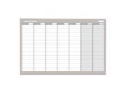 MasterVision GA0396830 Weekly Planner 36X24 Aluminum Frame