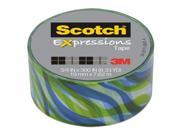 Scotch C214JK2 Expressions Magic Tape 3 4 Inch X 300 Inch Tropic Wave