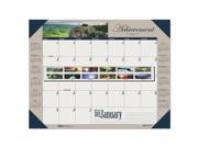 Recycled Motivational Photographic Monthly Desk Pad Calendar 22 X 17 2017