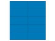 MasterVision FM2401 Dry Erase Magnetic Tape Strips Blue 2 Inch X 7 8 Inch 25 Pack