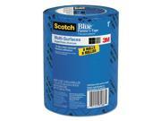 Scotch 209024EVP Painters Tape .94 Inch X 60Yds 3 Inch Core Blue 6 Pack