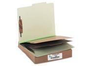 ACCO A7015046 Pressboard 25 Pt Classification Folders Letter 6 Section Leaf Green 10 Box
