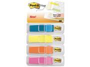 Post it 6834ABX Highlighting Page Flags 4 Bright Colors 4 Dispensers 1 2 Inch X 1 3 4 Inch 35 Color