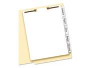Avery 7278213160 Write On Tab Dividers For Classification Folders 5 Tab Letter