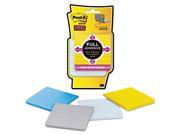 Post it F330 4SSAL Full Adhesive Notes 3 X 3 Ruled New York Colors 4 Pack