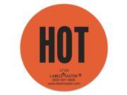 LabelMaster LT125 Warehouse Self Adhesive Label 2 Inch Dia. Hot 500 Roll