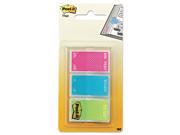 Post it 680 STUDY Study Memo Page Flags With Message Assorted Bright Colors 1 Inch 60 Set
