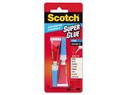 Scotch AD121 Single Use Super Glue 1 2 Gram Tube Liquid 2 Pack