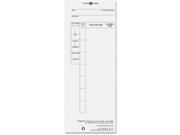 Pyramid Time Systems 44100 10 Time Systems Time Cards For Models 4000 5000 Series Time Clocks 9.06 Inch X 3.50 Inch Form Size 100 Pack