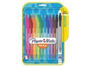 Paper Mate 1951396 Inkjoy 100 Rt Retractable Ballpoint Pen 1Mm Assorted 20 Pack