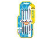 Paper Mate PAP1945908 Inkjoy 700 Rt Retractable Ballpoint Pen 1Mm Assorted White Barrel 4 Pack