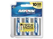 Rayovac 814 6PPTJ Alkaline Battery C 6 Pack