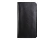 Bugatti TAC1404 BLACK Passport Document Holder Black Leather 4 3 4 X 9