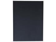 Universal 66353 Casebound Hardcover Notebook 10 1 4 X 7 5 8 Black Linen