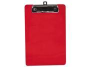 Saunders 00518 Plastic Clipboard 1 2 Inch Capacity 6 X 9 Sheets Red