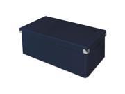 Samsill PNS05LSNY Pop N Store Decorative Box 8.25 X 15.5 X 5.93 Navy Blue