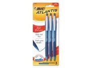 BIC VCGBP31BE Atlantis Bold Retractable Ball Pen Blue 3 Pack