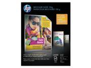 HP X3E84A Heavy Weight Laser Glossy Brochure Paper 40Lb 8 1 2X11 White 300 Sheet Pack
