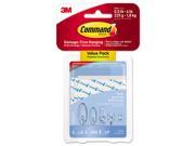 Command MMM17200CLES Assorted Refill Strips Clear 16 Pack